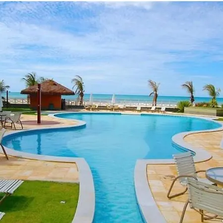 Apartamento Vista Total Do Mar Uma Cobertura A 400M Do Beach Park No Porto Das Dunas Aquiraz Condominio Terramaris Piscina Ampla Parque Infantil Sauna Estacionamento Privado Exterior foto