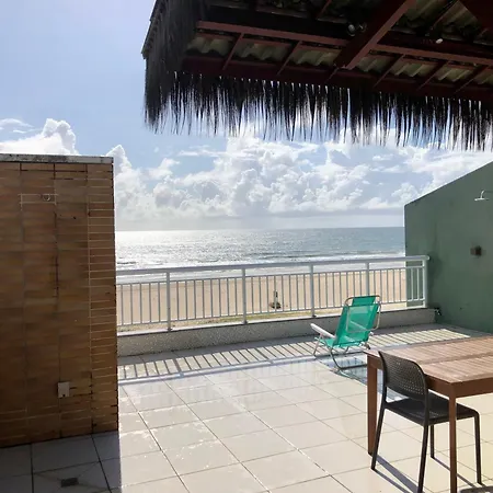 Apartamento Vista Total Do Mar Uma Cobertura A 400M Do Beach Park No Porto Das Dunas Aquiraz Condominio Terramaris Piscina Ampla Parque Infantil Sauna Estacionamento Privado Exterior foto
