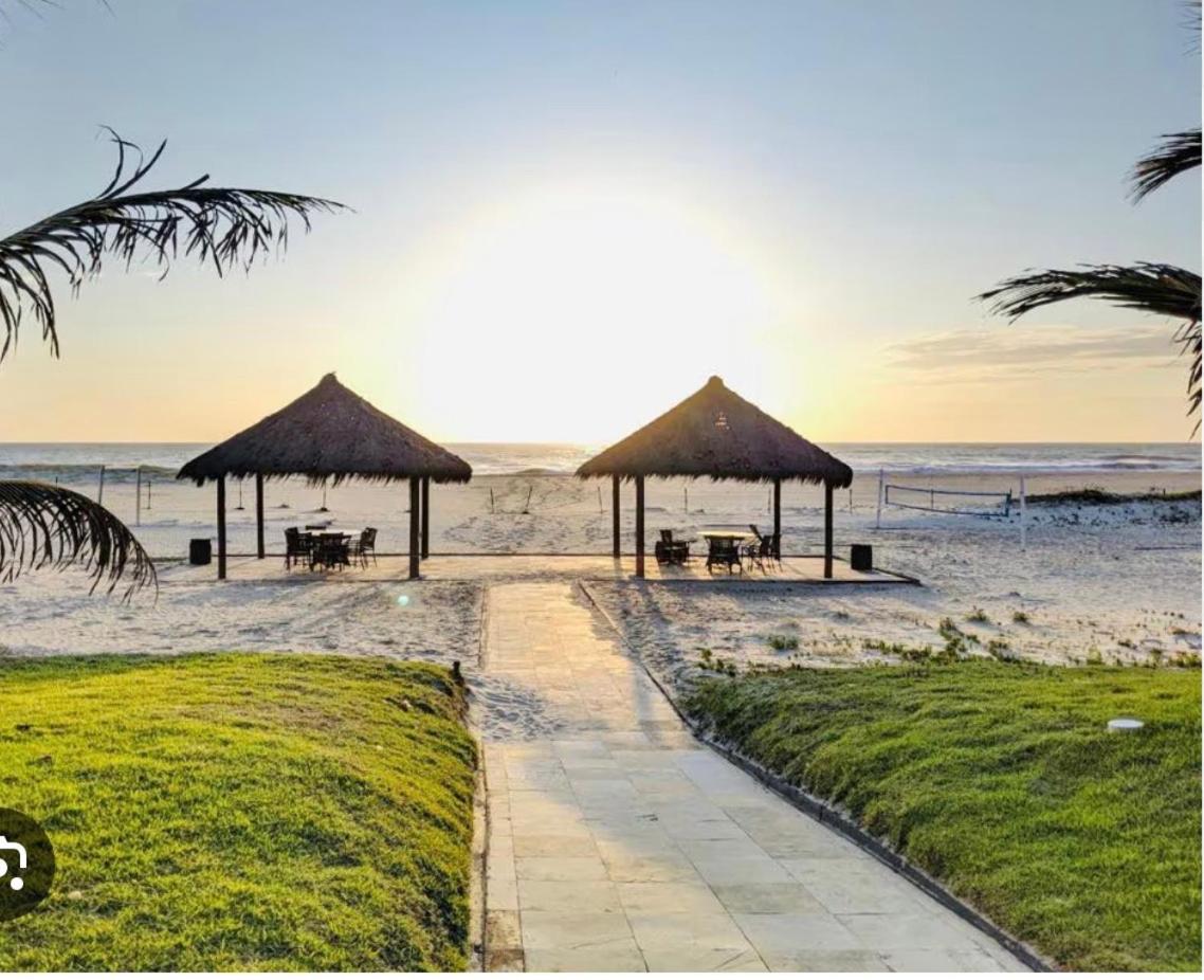 Apartamento Vista Total Do Mar Uma Cobertura A 400m Do Park No Porto Dunas Terramaris Piscina Ampla Parque Infantil Sauna Estacionamento Privado