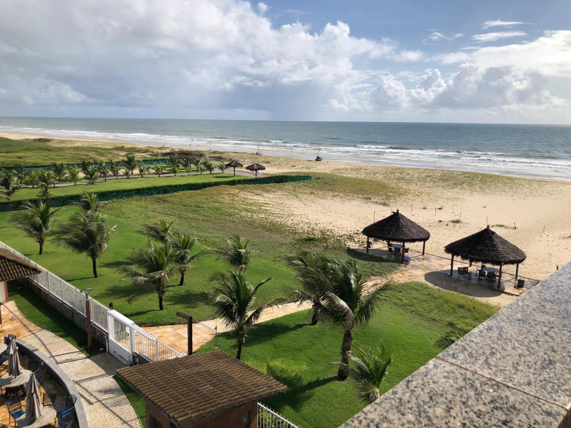 Vista Total Do Mar Uma Cobertura A 400m Do Park No Porto Dunas Terramaris Piscina Ampla Parque Infantil Sauna Estacionamento Privado Apartamento Aquiraz