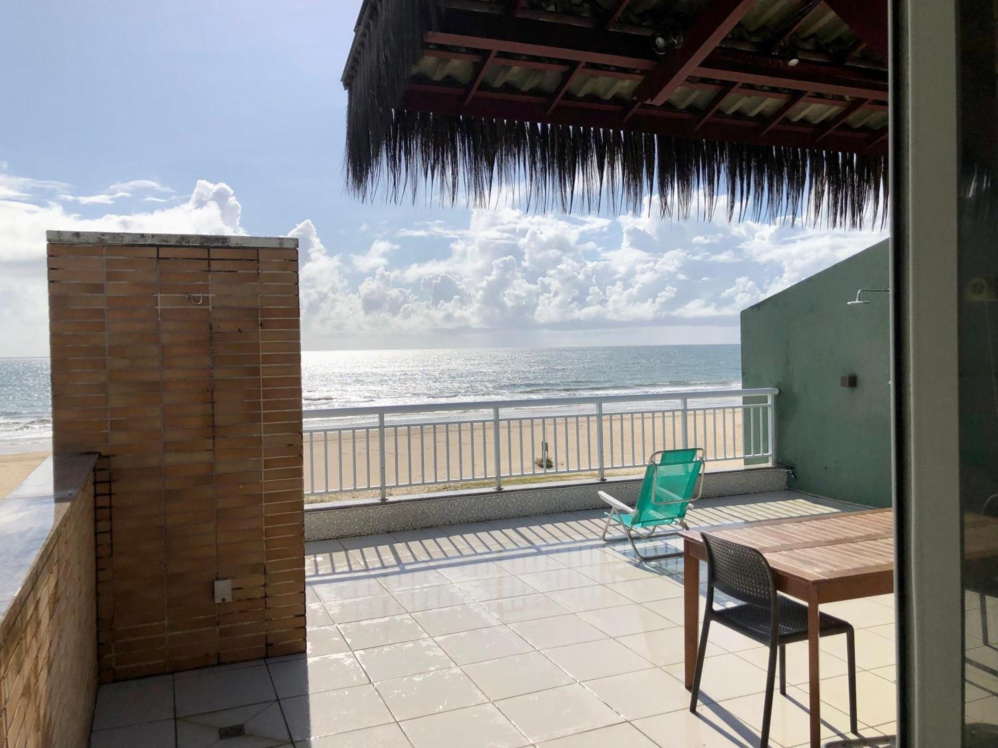 Apartamento Vista Total Do Mar Uma Cobertura A 400m Do Park No Porto Dunas Terramaris Piscina Ampla Parque Infantil Sauna Estacionamento Privado Aquiraz