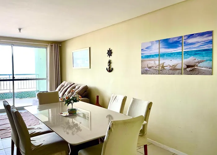Apartamento Vista Total Do Mar Uma Cobertura A 400M Do Beach Park No Porto Das Dunas Aquiraz Condominio Terramaris Piscina Ampla Parque Infantil Sauna Estacionamento Privado